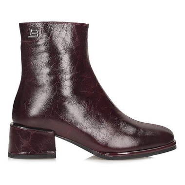 Eleganckie bordowe botki damskie S.Barski CR52-712