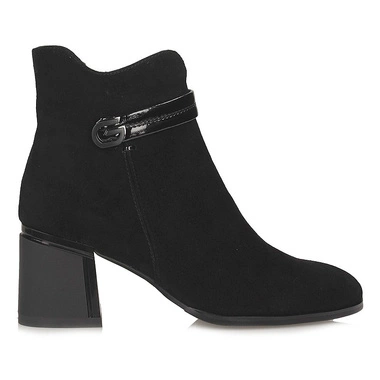 Eleganckie botki damskie na obcasie S.Barski CR52-650 Black