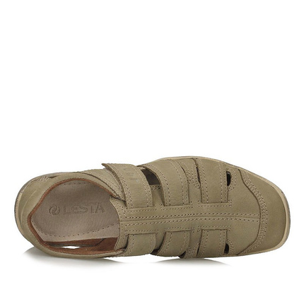 Półbuty codzienne Lesta 3367 khaki