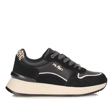 Skórzane Sportowe Sneakersy damskie Filippo DP7103/25 BK