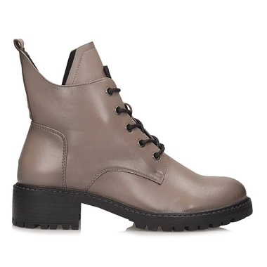 Modne botki damskie na zamek Vinceza 58609 TP PU