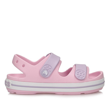 Oryginalne dziewczęce klapki Crocs Crocband Cruiser Sandal Kids BALLERINA/LAVENDER