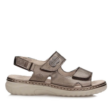 Wygodne brązowe sandały damskie Rieker 60462-90