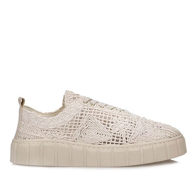 Ażurowe półbuty sneakersy damskie T.Sokolski AMI W25-340 BEIGE