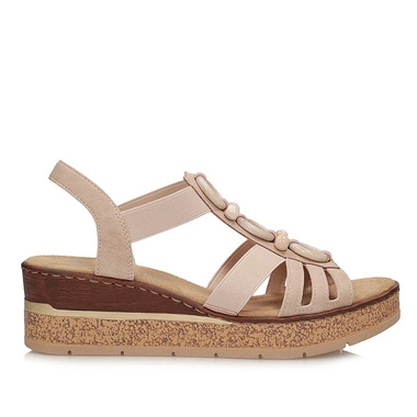 Casualowe sandały damskie Rieker 63778-31