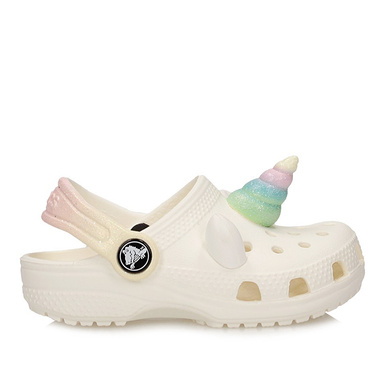 Klasyczne dziewczęce klapki Crocs Classic Iam Rainbow Unicorn Clog T 209701