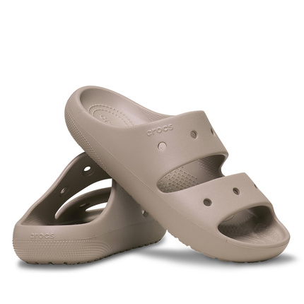 Modne klapki damskie Crocs Classic Sandal V2 209403 TAUPE