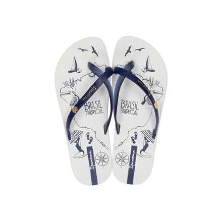 Klapki japonki Ipanema 81522 white/blue