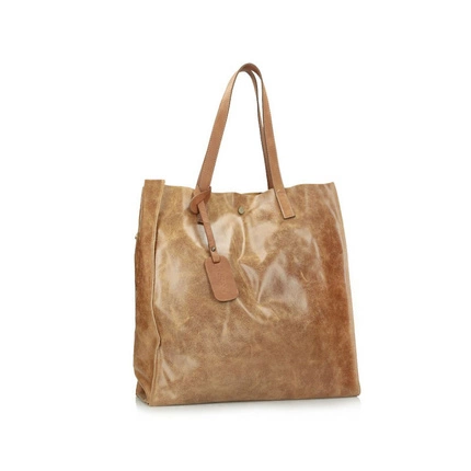 Torebka shopper bag Toscanio 1624 brąz