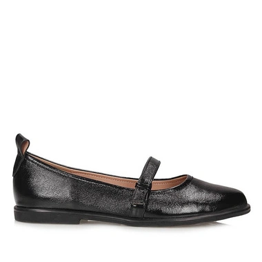 Balerinki damskie Filippo DP7742/26 BK czarne mary jane skórzane