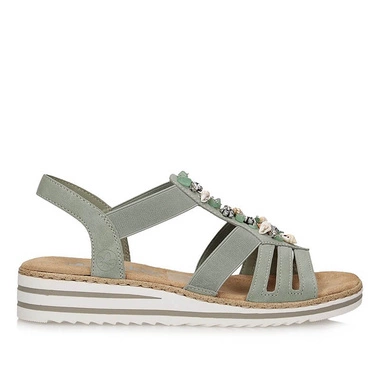 Casualowe sandały damskie Rieker V0649-52