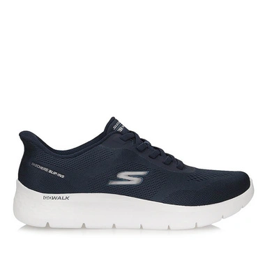 Sneakersy męskie Skechers 216924/NVY GO WALK FLEX-MASTER Slip-ins granatowe wsuwane